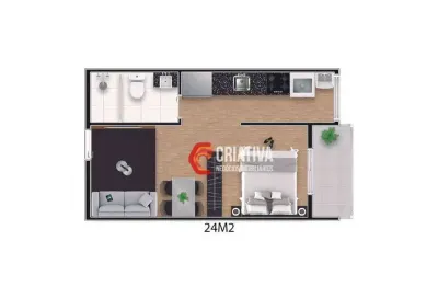 Apartamento com 1 quarto à venda na Rua Pico Negro, Vila Regente Feijó, São Paulo