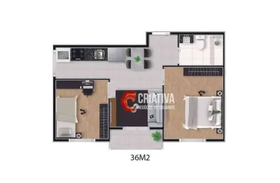 Apartamento com 1 quarto à venda na Rua Pico Negro, Vila Regente Feijó, São Paulo