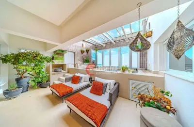 Cobertura luxuosa com 3 dormitórios à venda, 203 m² - anália franco