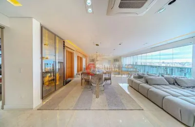 Luxuosa cobertura com 4 dormitórios à venda, 382 m² - anália franco - são paulo/sp