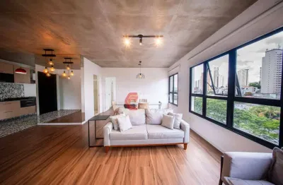 Apartamento com 1 dormitório para alugar, 70 m² por R$ 4.860,00/mês - Anália Franco - São Paulo/SP