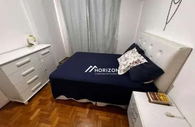 Apartamento com 1 dormitório à venda, 47 m² por r$ 270.000 - josé menino - santos/sp