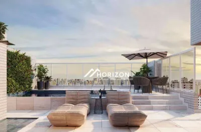 Cobertura com 4 dormitórios à venda, 351 m² por r$ 6.755.460 - embaré - santos/sp