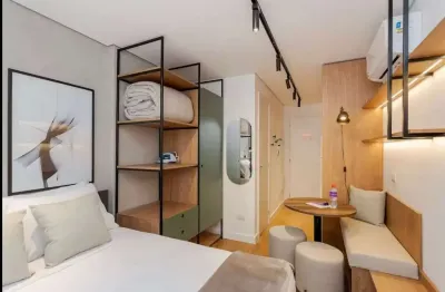 Apartamento para venda em curitiba, batel, 1 dormitório, 1 banheiro