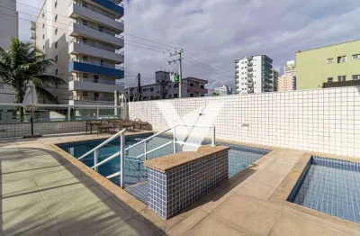 Apartamento com 2 dormitórios à venda, 87 m² por r$ 450.000,00 - vila guilhermina - praia grande/sp