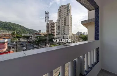 Apartamento com 2 dormitórios à venda, 77 m² por r$ 329.000,00 - marapé - santos/sp