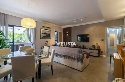 Lindo apto com 3 suítes, varanda e 2 vagas na ponta da praia!