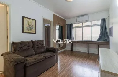Apartamento com 1 dormitório à venda, 33 m² por r$ 375.000,00 - gonzaga - santos/sp