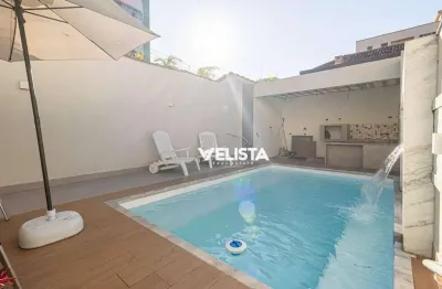 Casa com piscina, 3 dormitórios à venda, 150 m² por r$ 1.275.000 - campo grande - santos