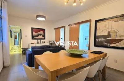 Apartamento com 3 dormitórios à venda, 110 m² por r$ 740.000,00 - boqueirão - santos/sp