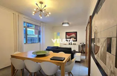 Apartamento com 3 dormitórios à venda, 110 m² por r$ 740.000,00 - boqueirão - santos/sp