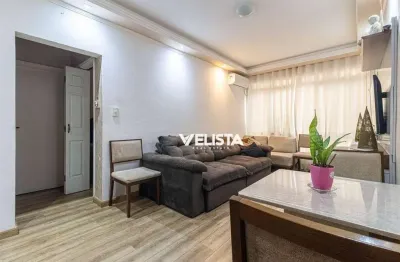 Apartamento com 1 dormitório à venda, 47 m² por r$ 290.000,00 - itararé - são vicente/sp