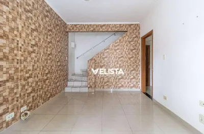 Apartamento duplex com 2 dormitórios à venda, 80 m² por r$ 372.000,00 - vila matias - santos/sp