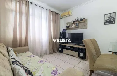 Apartamento com 2 dormitórios à venda, 76 m² por r$ 390.000,00 - vila matias - santos/sp