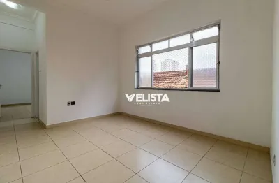 Apartamento com 1 dormitório de frente à venda, 56 m² por r$ 230.000 - centro - são vicente