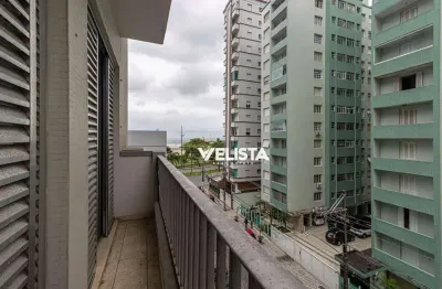 Apartamento vista mar com 3 dormitórios à venda, 146 m² por r$ 795.000 - josé menino - santos