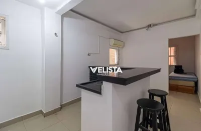 Kitnet com 1 dormitório à venda, 26 m² por r$ 160.000,00 - itararé - são vicente/sp