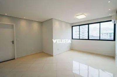 Apartamento à venda com varanda, 77 m² por r$ 530.000 - campo grande - santos