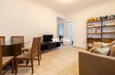 Apartamento com 2 dormitórios à venda, 64 m² por r$ 345.000,00 - marapé - santos/sp