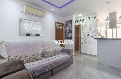 Apartamento com 2 dormitórios à venda, 58 m² por r$ 430.000,00 - boqueirão - santos/sp