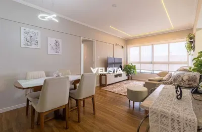 Apartamento com 2 dormitórios, suite e varanda à venda, 94 m² por r$ 830.000 - embaré - santos