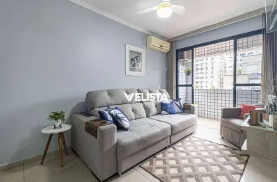 Apartamento com 2 dormitórios à venda, 67 m² por r$ 430.000,00 - itararé - são vicente/sp