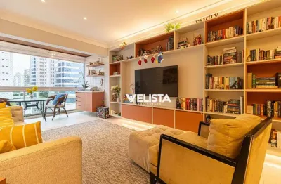 Apartamento com varanda gourmet, 3 dormitórios à venda, 118 m² por r$ 1.650.000 - aparecida - santos