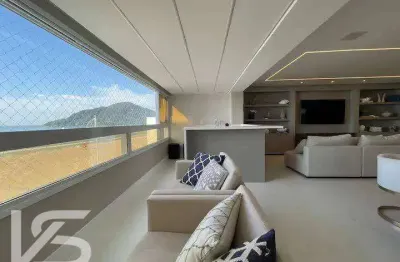Apartamento com 4 dormitórios para alugar, 175 m² - barra sul - balneário camboriú/sc