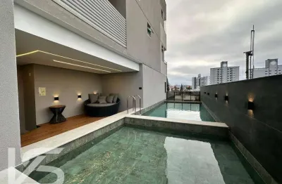 Apartamento 2 suítes com 2 vagas no centro de itajaí – semi mobiliado