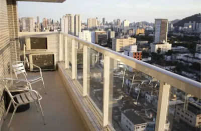 Apartamento com 1 quarto à venda na Avenida Ana Costa, Vila Mathias, Santos