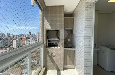 Apartamento com 2 quartos à venda na Rua Carlos Gomes, Marapé, Santos