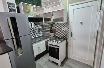 Apartamento com 1 quarto à venda na Avenida Bartholomeu De Gusmão, Boqueirão, Santos