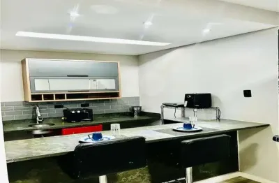 Flat com 1 quarto à venda na Rua João Ramalho, Centro, São Vicente