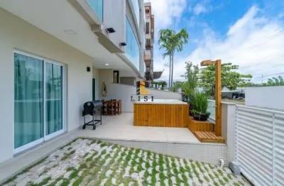 Apartamento garden mobiliado à venda na praia de canto grande bombinhas.