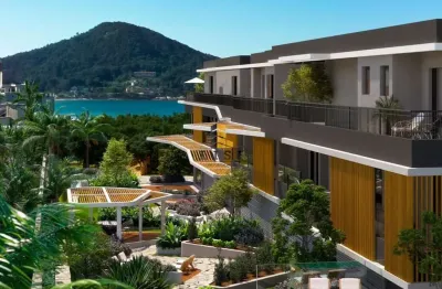 Cobertura exclusiva pé na areia á venda na praia de 4 ilhas, bombinhas - sc.