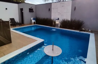 Casa com piscina aquecida + ilha bar + spa no condomínio costa das areias em salto sp