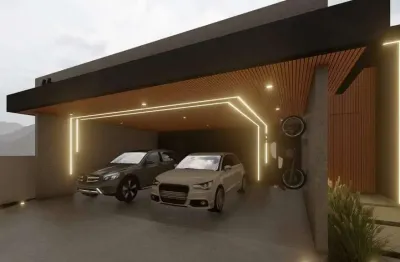 Casa de alto padrão em construção no loteamento são carlos em antônio carlos/sc