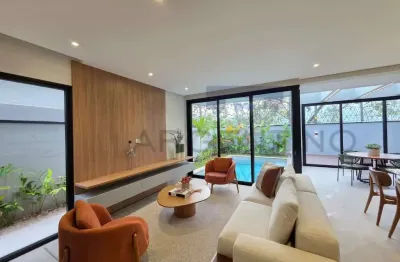 Casa de alto padrão no bella cittá - 4 suítes, área gourmet e piscina
