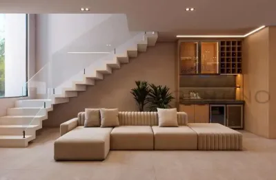Casa em construção à venda no condomínio paradise garden - conforto, modernid