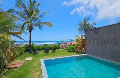 Casa pé na areia à venda no condomínio villa barra cambury