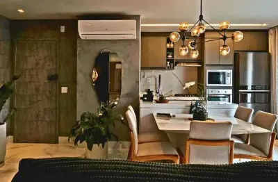 Apartamento duplex á venda mobiliado com 110m2 no dna smart style, goiânia - go