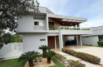 Sobrado à venda com 5 suítes e 600 m² de construção no alphaville residencial, goiânia, go