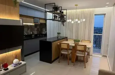 Apartamento mobiliado à venda wish aeroporto, com 57m2, 2 quartos, 1 suíte, setor aeroporto, goiâni