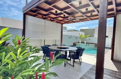 Sobrado mobiliado à venda com 356,26 m2, 3 suítes, no jardins atenas, goiânia, go