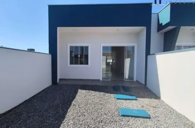 Casa com 2 quartos à venda na rua novo hamburgo, 00, praia grande, são francisco do sul, 55 m2 por r$ 320.000