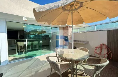 Cobertura com 3 dormitórios à venda, 199 m² por r$ 850.000,00 - enseada - guarujá/sp