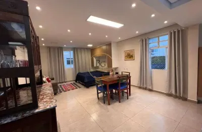 Apartamento living totalmente reformado - 40 mts - emabaré - santos