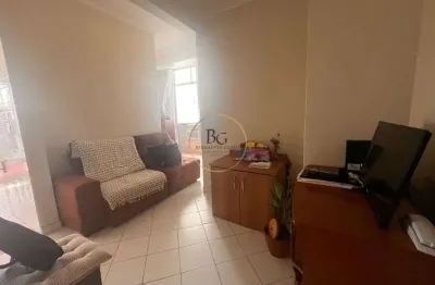 Kitnet a venda vista mar - reformada - 27 mts - andar alto - pompeia - santos