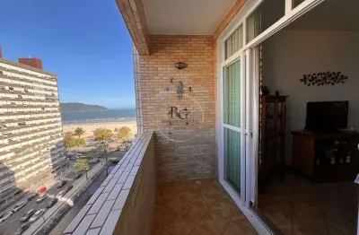 Apartamento a venda - frente - andar alto - 2 dormitórios - 87,76 mts - santos