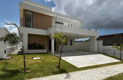 Exclusividade e conforto no condomínio yby natureza - casa pronta para morar com 4 suítes!!!